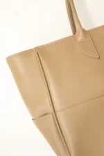 Tan Beige Tote - Image 2