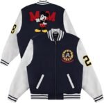Women Mickey Varsity Bomber Jacket