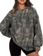 Forest Edge Camo Oversized Sweatshirt
